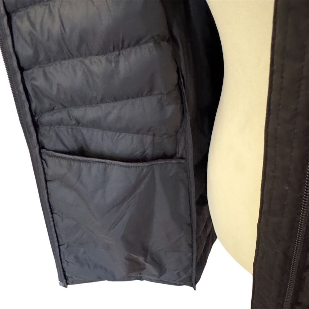 32 Degrees Heat Black Hooded Puffer Coat Women's Size XXL - Picture 7 of 11